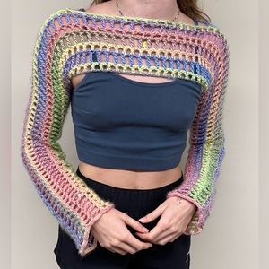 crocheted bolero